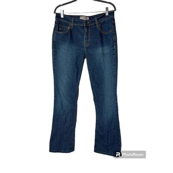 Levi Strauss Signature Women's Jeans Size 10 Medium Boot Cut - Picture 1 of 6